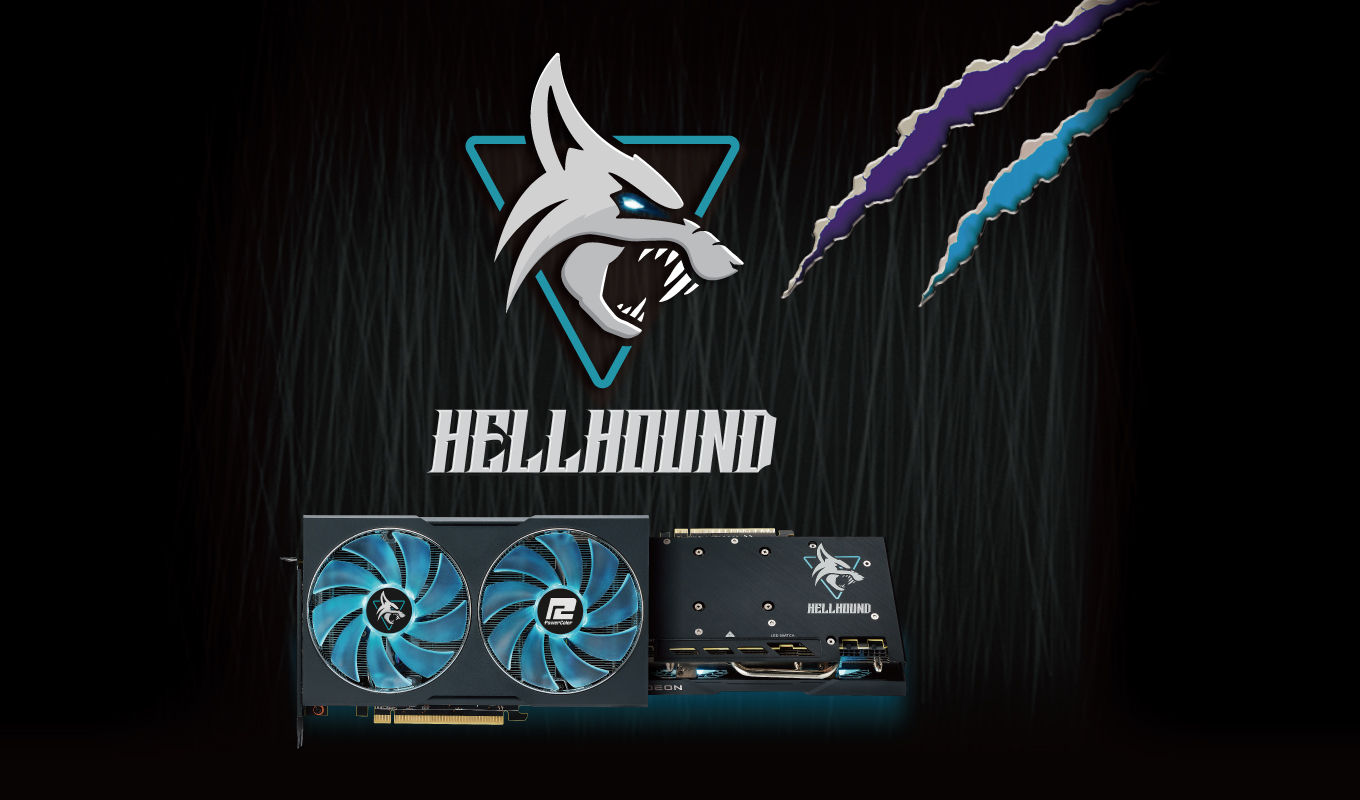 Hellhound AMD Radeon RX 7600 XT 16GB GDDR6（生産終了）｜PowerColor